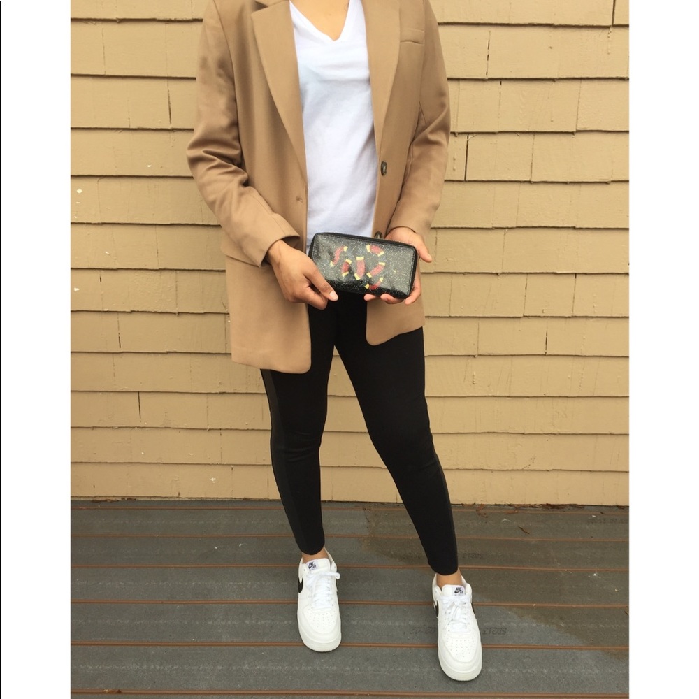 Black wallet with snake